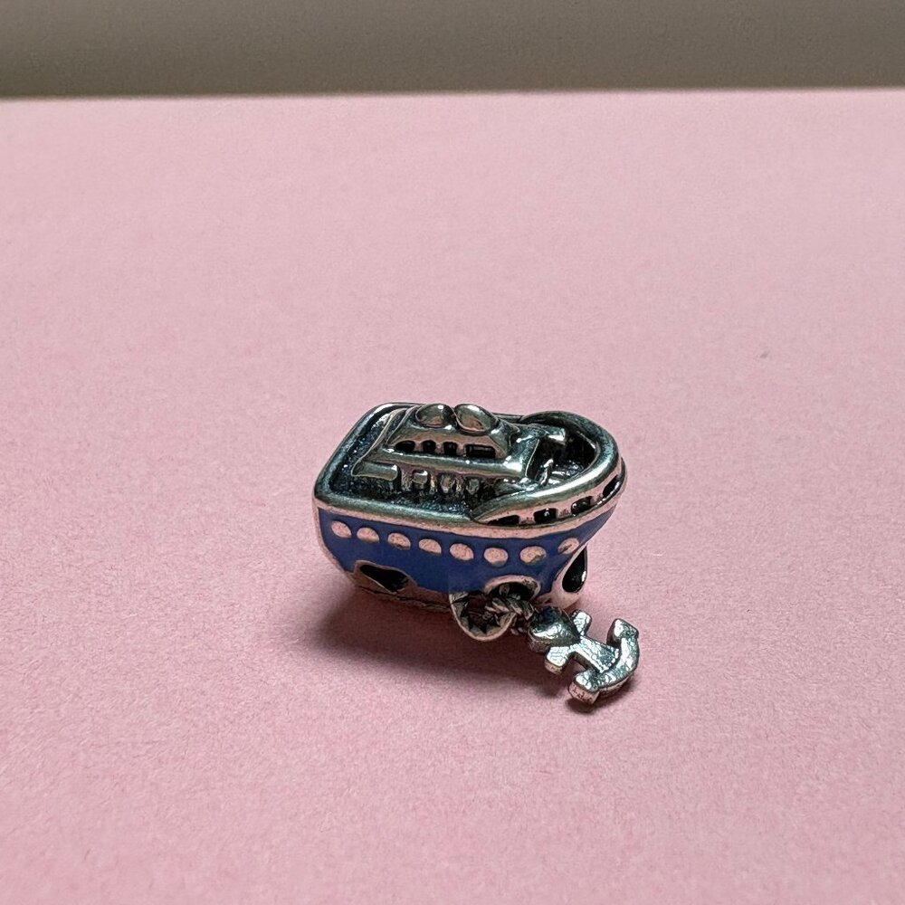 Pandora Anchored Cruise Ship Charm|Pendant